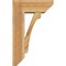 Ekena Millwork Legacy Slat Rough Sawn Bracket w/ Offset Brace, Western Red Cedar, 8"W x 20"D x 32"H BKT0806X20X32LEC06RWR - alternate 2